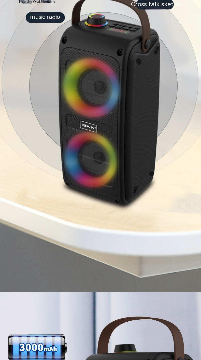 Portable Bluetooth Speaker Color Light Speaker