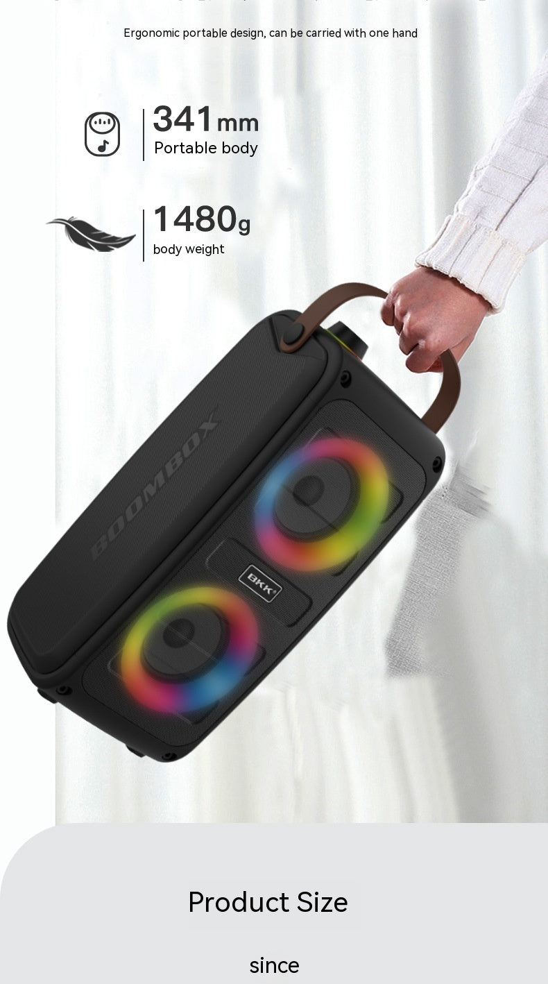 Portable Bluetooth Speaker Color Light Speaker