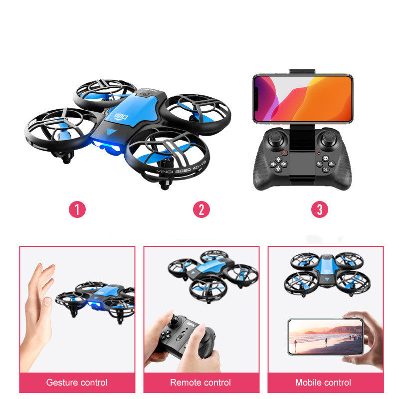 V8 2.4G 4CH Mini RC Drone Gesture Sensing WIFI FPV Altitude Hold Quadcopter RC